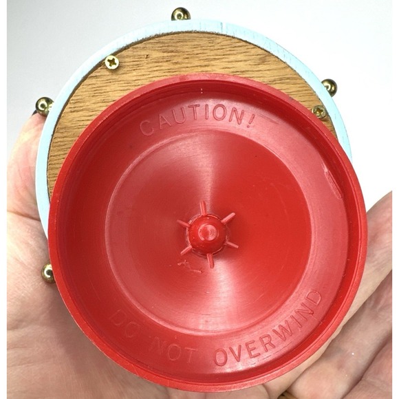 Musical Bottle Brush Christmas Tree Silent Night Spins Taiwan Toys ~WORKING - Picture 8 of 12